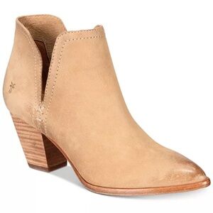 Frye Women's Tan Leather Ankle Boots